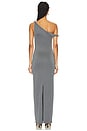 view 5 of 6 Twist Shoulder Maxi Dress in Carbon