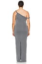 view 6 of 6 Twist Shoulder Maxi Dress in Carbon