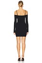 view 3 of 6 Virgo Off Shoulder Mini Dress in Black001