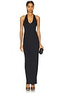 view 1 of 3 Scuba Halter Maxi Dress in Black001