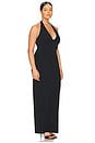 view 4 of 7 Scuba Halter Maxi Dress in Black001