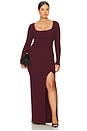 view 2 of 6 Virgo Maxi Dress in Oxblood002