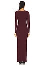 view 5 of 6 MAXIVESTIDO VIRGO in Oxblood002