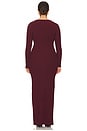 view 6 of 6 MAXIVESTIDO VIRGO in Oxblood002