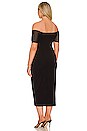 view 3 of 4 Off Shoulder Cut Out Midi Dress in Black001