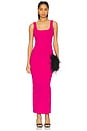 view 1 of 6 Scuba Modern Tank Maxi Dress in Fuschia002