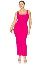 view 2 of 6 Scuba Modern Tank Maxi Dress in Fuschia002