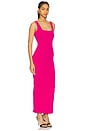 view 3 of 6 Scuba Modern Tank Maxi Dress in Fuschia002