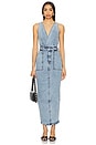 view 1 of 6 Fit For Success V-neck Maxi Dress in Indigo780