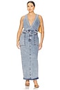 view 2 of 6 Fit For Success V-neck Maxi Dress in Indigo780