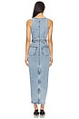 view 5 of 6 Fit For Success V-neck Maxi Dress in Indigo780