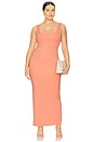 view 2 of 6 Scuba Modern Tank Maxi Dress in Coral002