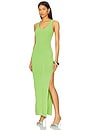 view 3 of 6 Stretch Rib Knit Maxi Dress in Lime005