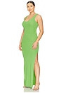 view 4 of 6 Stretch Rib Knit Maxi Dress in Lime005