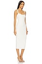 view 2 of 4 Scuba Crystal Sweetheart Midi Dress in Cloud White001