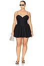 view 2 of 3 Poplin Mini Dress in Black001