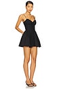 view 3 of 3 Poplin Mini Dress in Black001