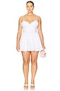 view 2 of 3 Poplin Mini Dress in White001
