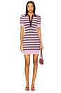 view 1 of 3 Cable Knit Mini Dress in Collegiate Stripe001