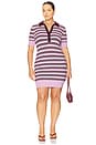 view 2 of 3 Cable Knit Mini Dress in Collegiate Stripe001