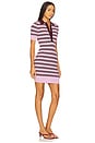 view 3 of 3 Cable Knit Mini Dress in Collegiate Stripe001