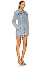 view 2 of 3 Barrel Long Sleeve Mini Dress in Indigo911