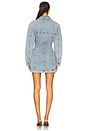 view 3 of 3 Barrel Long Sleeve Mini Dress in Indigo911
