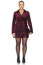 view 2 of 6 Velvet Exec Dress in Fig007