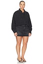 view 4 of 6 Denim Shirt Dress in black389
