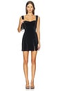 view 1 of 7 Velvet Mini Dress in Black001