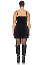 view 6 of 7 Velvet Mini Dress in Black001
