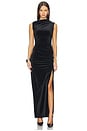 view 1 of 8 ROBE MAXI in Black001