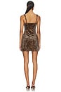 view 5 of 6 Velvet Mini Dress in mini lucky leopard