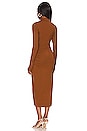 view 5 of 7 Good Touch Button Front Midi in Burnt Caramel002