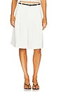 view 1 of 11 Luxe Suiting Long Shorts in Cloud White001