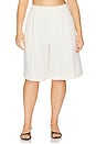 view 2 of 11 Luxe Suiting Long Shorts in Cloud White001