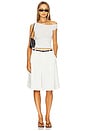 view 9 of 11 Luxe Suiting Long Shorts in Cloud White001