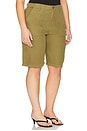 view 4 of 11 Lite Linen Bermuda Short in Martini Olive002