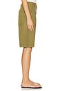 view 5 of 11 Lite Linen Bermuda Short in Martini Olive002