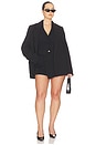 view 10 of 11 Luxe Suiting Skort in Black001