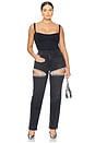 view 10 of 11 Good Icon Straight Diamond Jeans in Black376