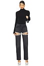 view 9 of 11 Good Icon Straight Diamond Jeans in Black376