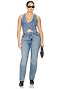 view 10 of 11 Good Icon Studded Straight Jeans in Indigo895