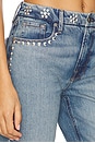 view 11 of 11 Good Icon Studded Straight Jeans in Indigo895