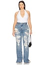 view 10 of 11 Khloe Shredded Jeans in Indigo714