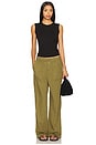 view 9 of 11 Lite Linen Jeans in Martini Olive002
