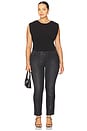 view 10 of 11 Soft Tech Good Legs Straight Coated Jeans in Black402