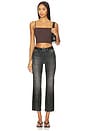 view 9 of 11 Soft Tech Good Legs Straight Coated Jeans in Black402