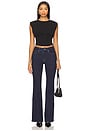 view 9 of 11 Good Petite Flare Jeans in Indigo983