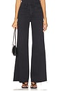 view 1 of 6 Soft Tech Good Petite Palazzo Jeans in Black391